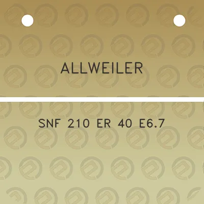 allweiler-snf-210-er-40-e67