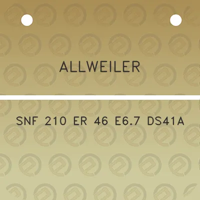 allweiler-snf-210-er-46-e67-ds41a