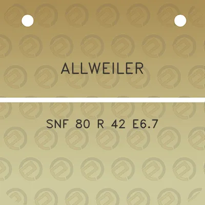 allweiler-snf-80-r-42-e67