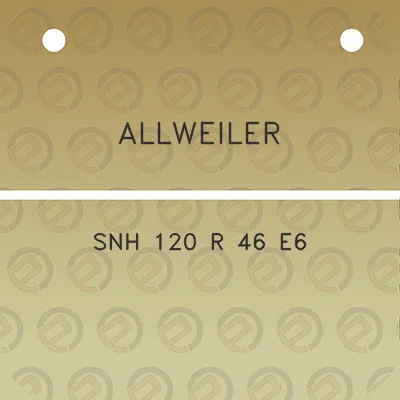 allweiler-snh-120-r-46-e6