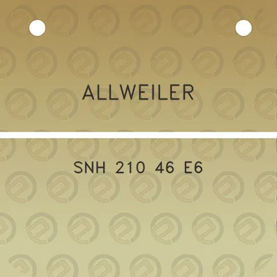 allweiler-snh-210-46-e6