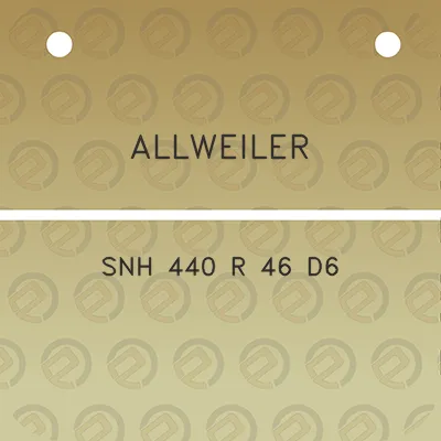 allweiler-snh-440-r-46-d6