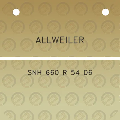 allweiler-snh-660-r-54-d6