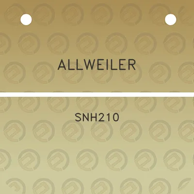 allweiler-snh210