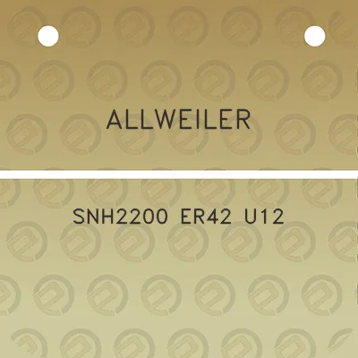 allweiler-snh2200-er42-u12