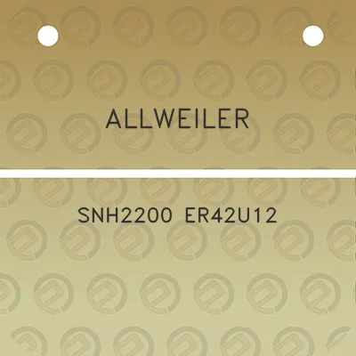 allweiler-snh2200-er42u12