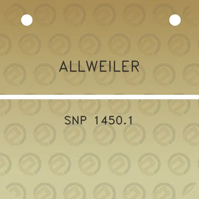 allweiler-snp-14501