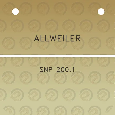 allweiler-snp-2001