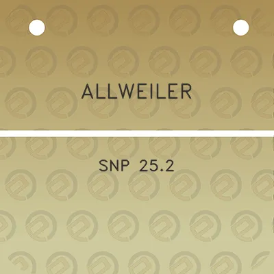 allweiler-snp-252