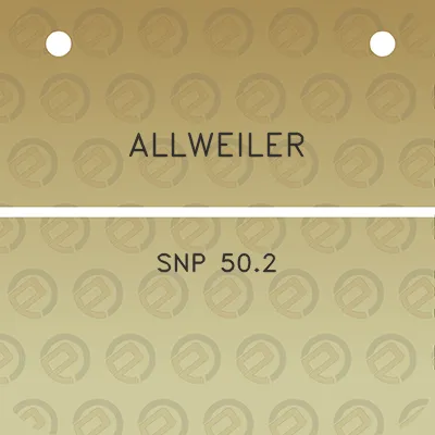 allweiler-snp-502