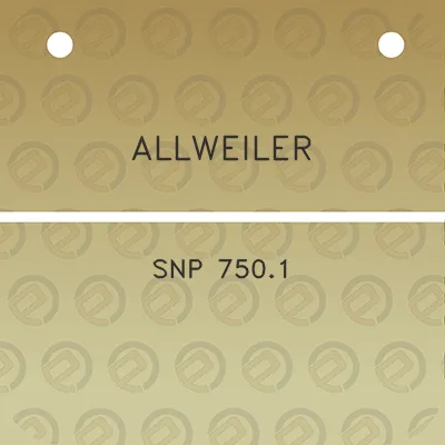 allweiler-snp-7501