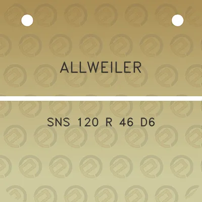 allweiler-sns-120-r-46-d6