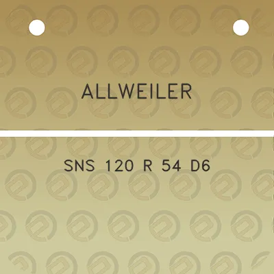 allweiler-sns-120-r-54-d6