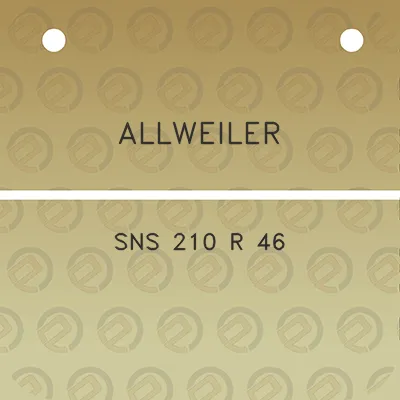 allweiler-sns-210-r-46