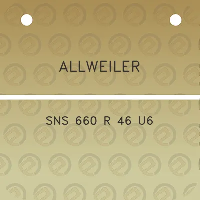 allweiler-sns-660-r-46-u6