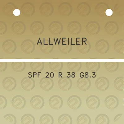 allweiler-spf-20-r-38-g83