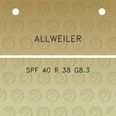 allweiler-spf-40-r-38-g83