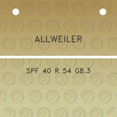 allweiler-spf-40-r-54-g83