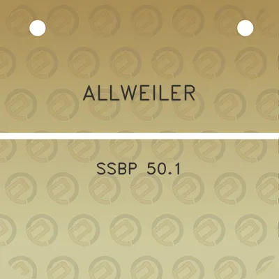 allweiler-ssbp-501