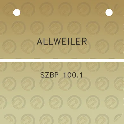 allweiler-szbp-1001