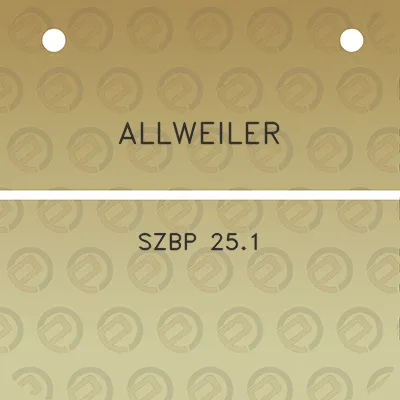 allweiler-szbp-251