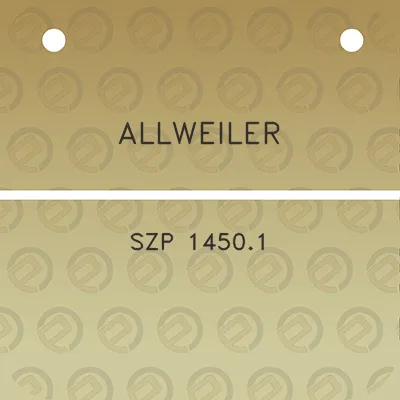 allweiler-szp-14501