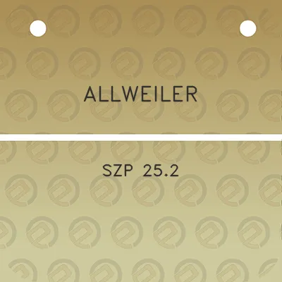 allweiler-szp-252