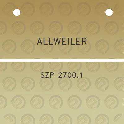 allweiler-szp-27001