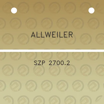 allweiler-szp-27002