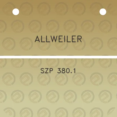 allweiler-szp-3801