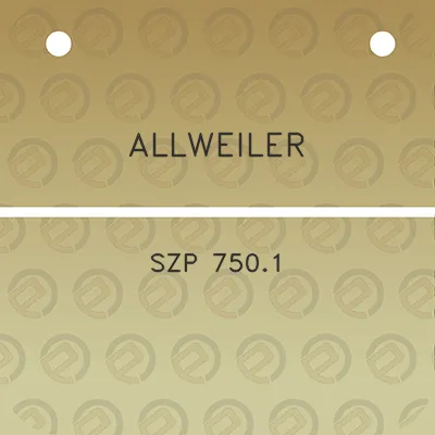 allweiler-szp-7501