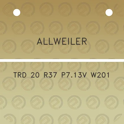 allweiler-trd-20-r37-p713v-w201