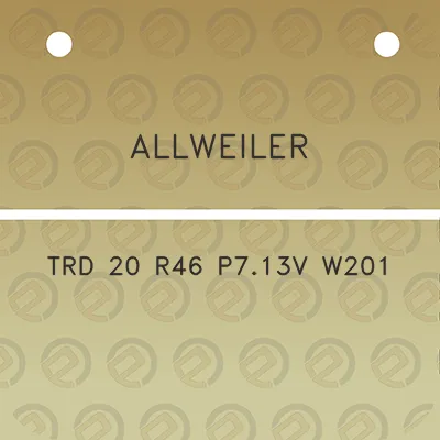 allweiler-trd-20-r46-p713v-w201