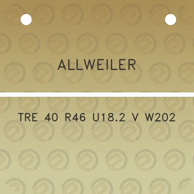 allweiler-tre-40-r46-u182-v-w202