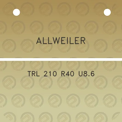 allweiler-trl-210-r40-u86