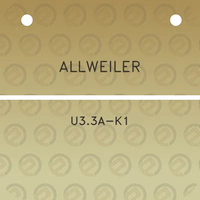 allweiler-u33a-k1