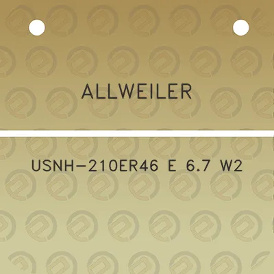 allweiler-usnh-210er46-e-67-w2