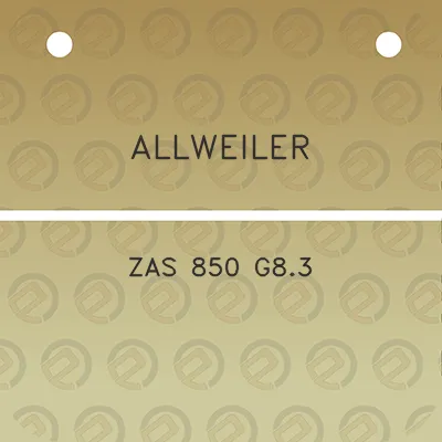 allweiler-zas-850-g83