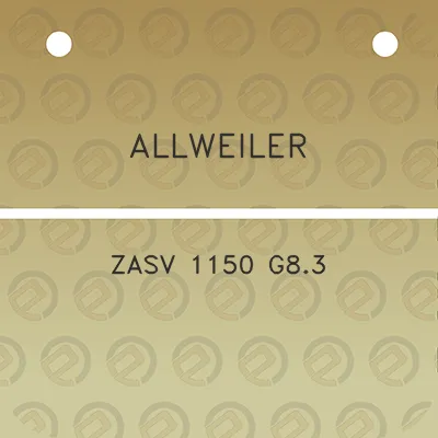 allweiler-zasv-1150-g83