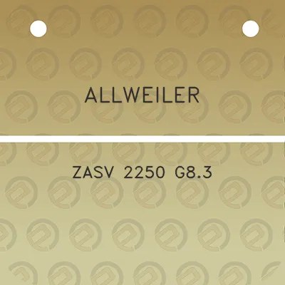 allweiler-zasv-2250-g83