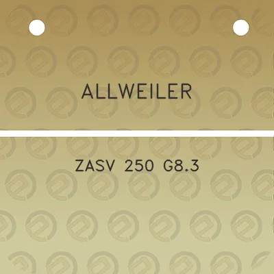 allweiler-zasv-250-g83