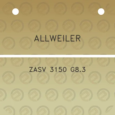 allweiler-zasv-3150-g83