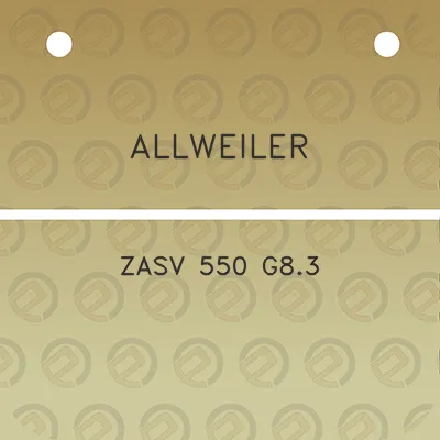 allweiler-zasv-550-g83