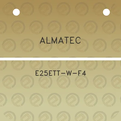 almatec-e25ett-w-f4