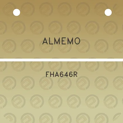 almemo-fha646r