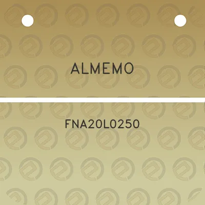 almemo-fna20l0250