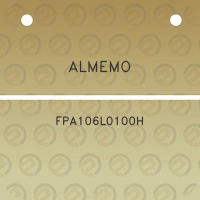 almemo-fpa106l0100h