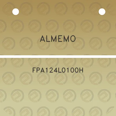 almemo-fpa124l0100h