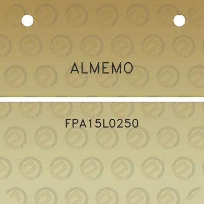 almemo-fpa15l0250