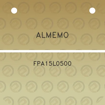 almemo-fpa15l0500